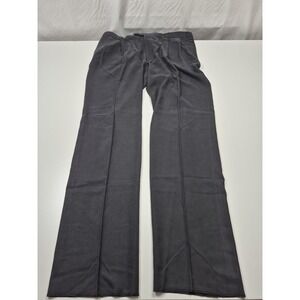 Haspel Dress Pants Mens 43x38 Gray Silk Pleated Herringbone Manor Big Tall NWT
